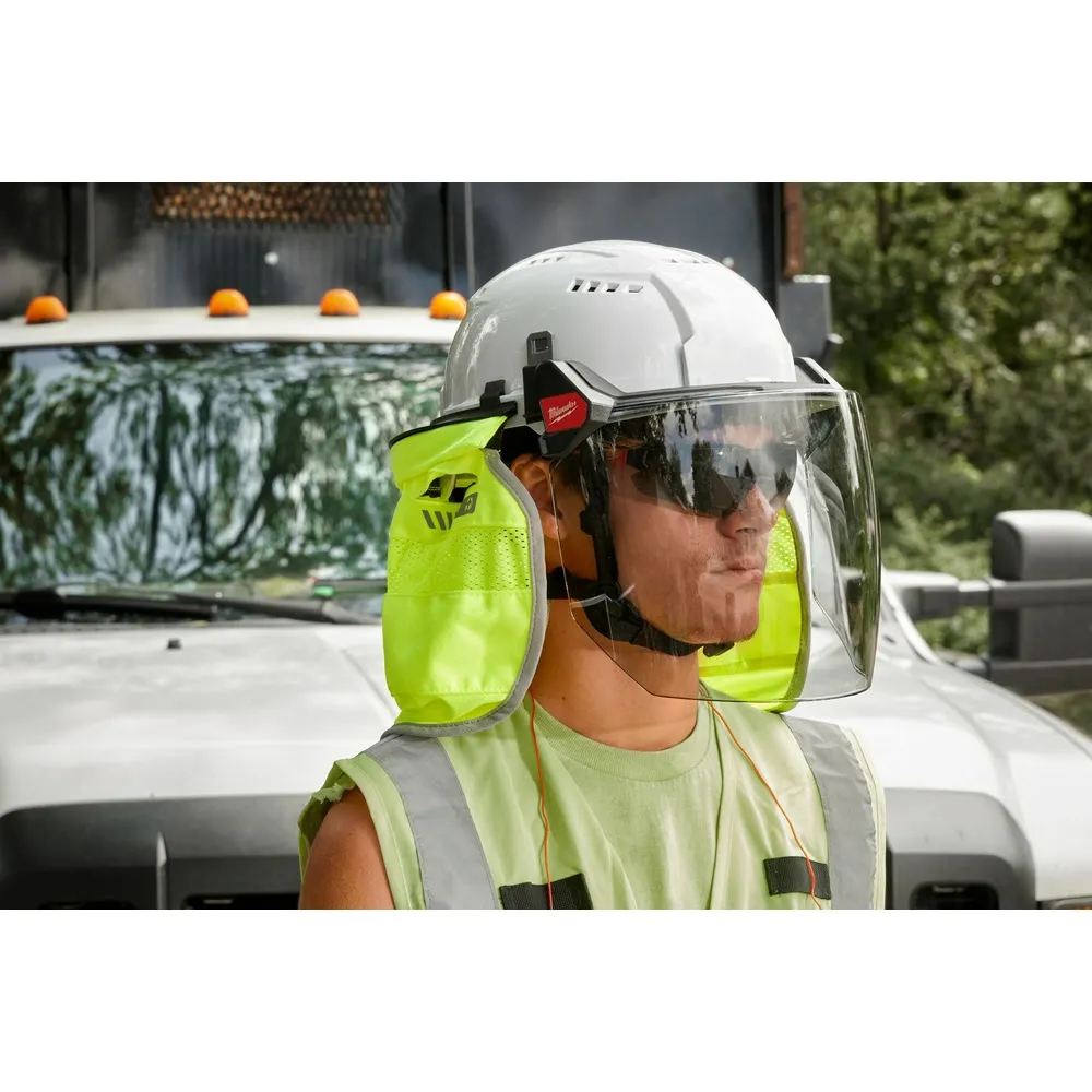 Milwaukee 48-73-1420 BOLT Full Face Shield - Clear Dual Coat Lens (Compatible with Milwaukee Safety Helmets & Hard Hats)