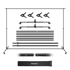 NEEWER NK-02 Upgraded 10x7ft Heavy Duty Backdrop Stand with Casters