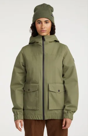 O'Neill TRVLR Series Ecto Shell Jacket | Deep Lichen Green