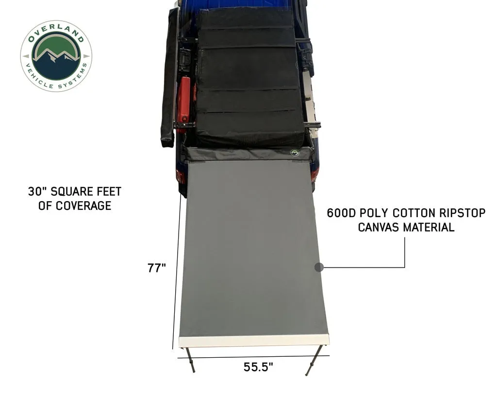 Overland Vehicle Systems Nomadic Awning 4.5' With Black Cover