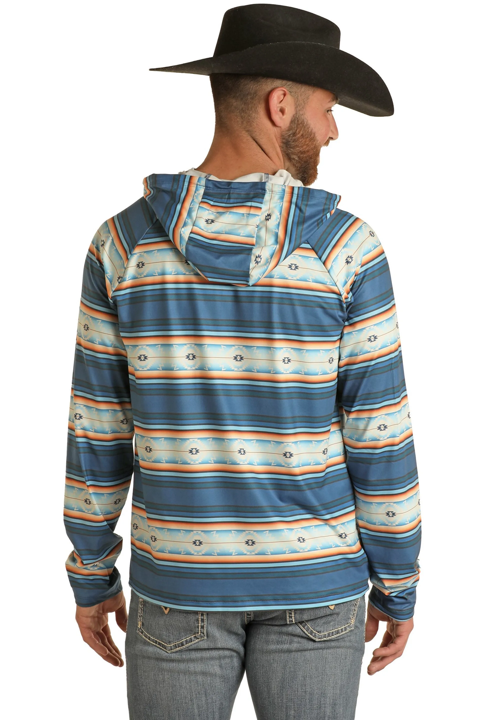 Panhandle Slim Men's Print Aztec Performance Hoodie