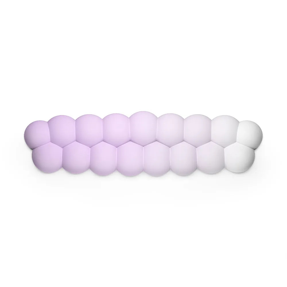 PIWIJOY Puff Taro Purple Milk Silk Cloth Wrist Rest: Ergonomic and Soft, Enhanced Comfort for Keyboard Users