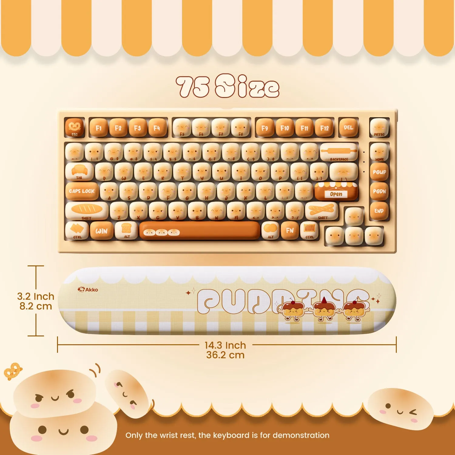 Pudding Wrist Rest