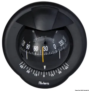 Riviera Compass 100mm Bulkhead BP2 - Precision Marine Navigation Instrument