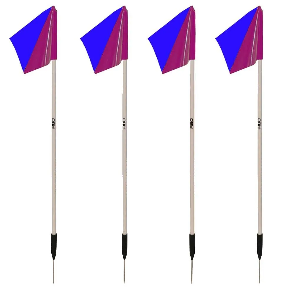 Sideline Pole with Club Colours Flag Sets