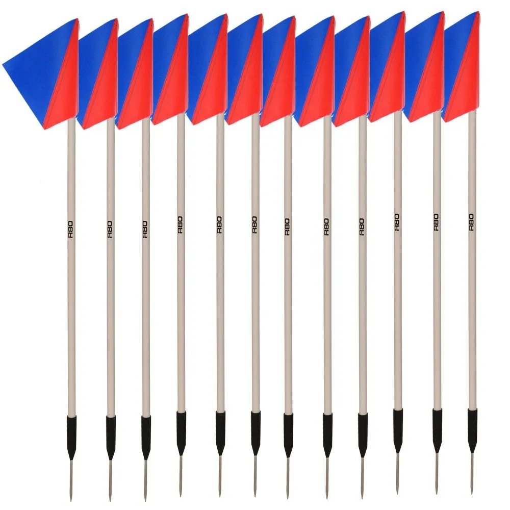 Sideline Pole with Club Colours Flag Sets