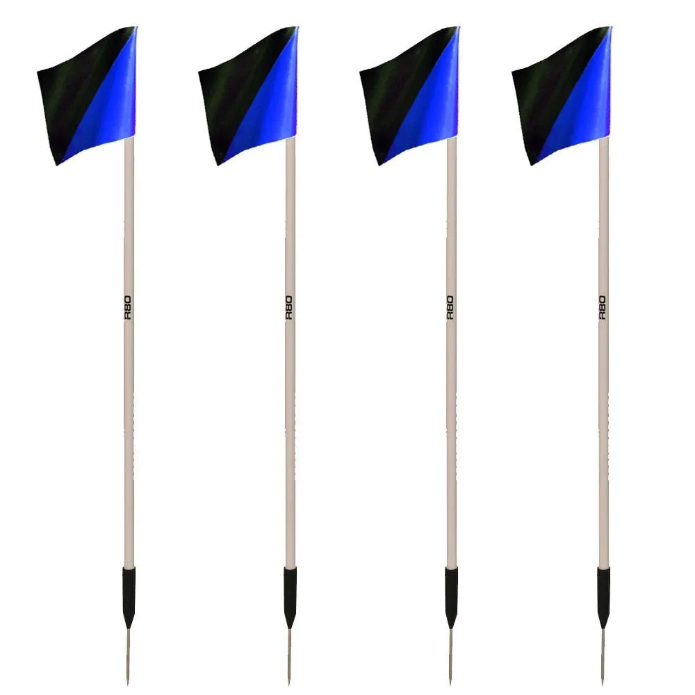 Sideline Pole with Club Colours Flag Sets