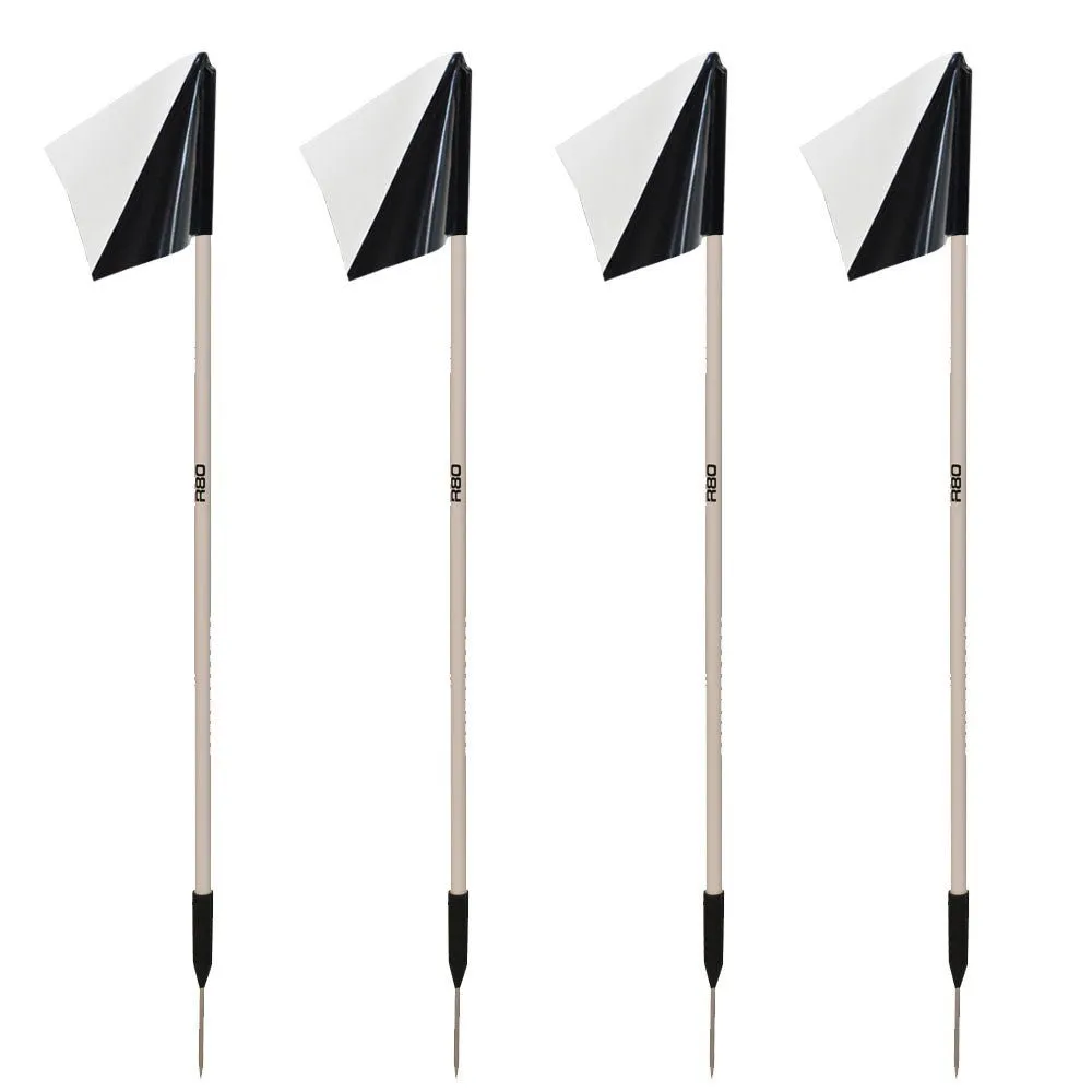 Sideline Pole with Club Colours Flag Sets