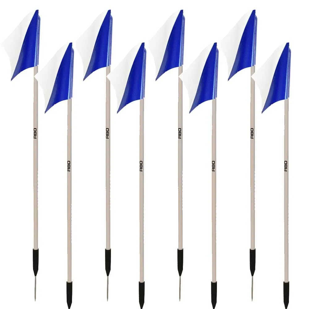 Sideline Pole with Club Colours Flag Sets