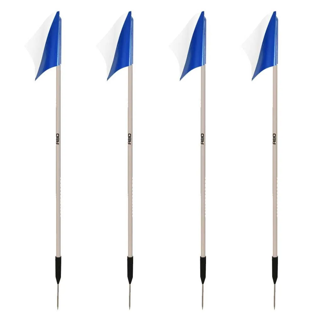 Sideline Pole with Club Colours Flag Sets