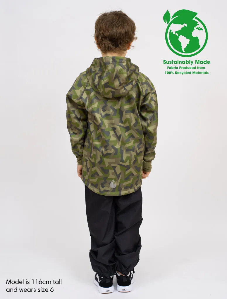 The All-Weather Fleece Hoodie - Geo Camo - KIDS