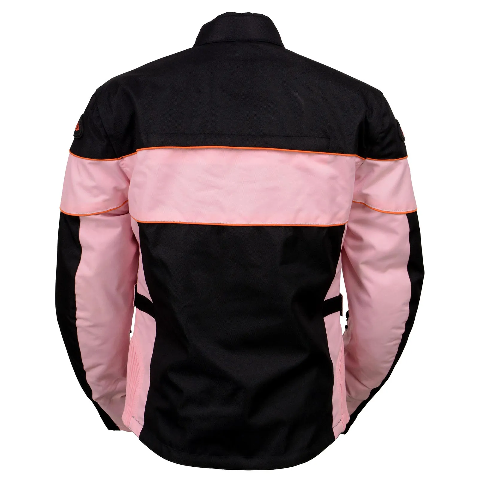 Xelement CF462 Women's 'Pinky' Black and Pink Tri-Tex Motorcycle